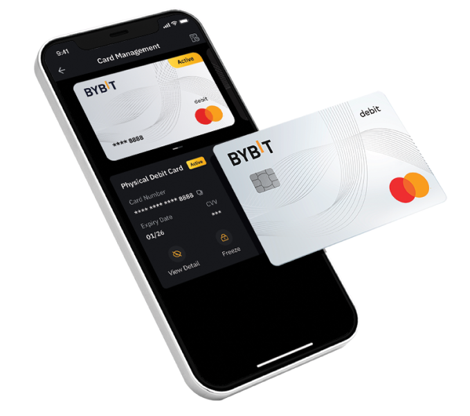 ByBit card and phone app