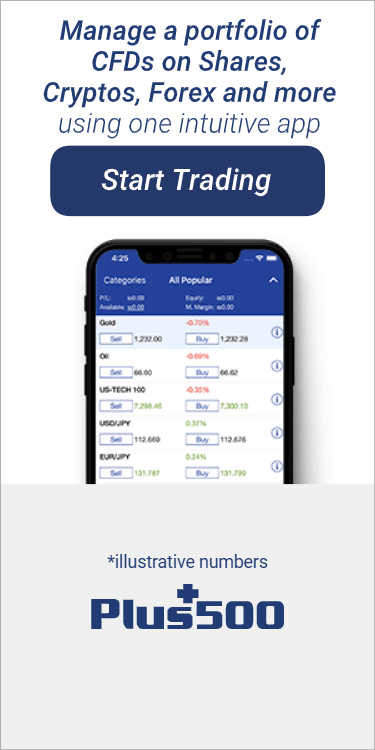 Plus500 banner